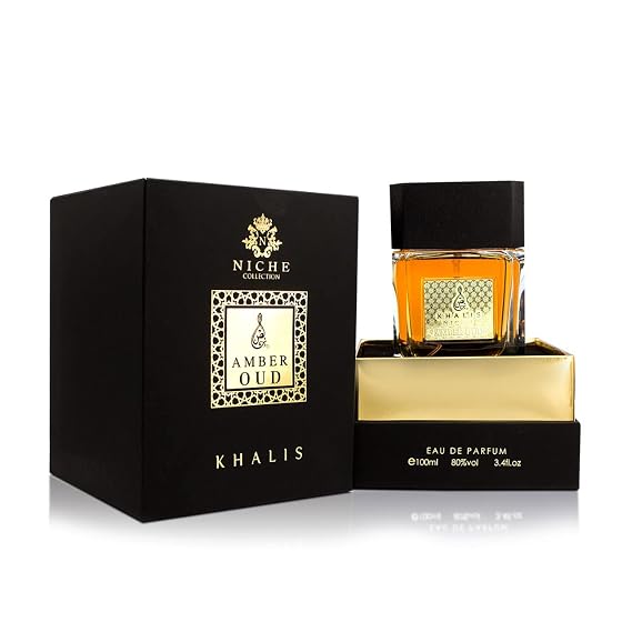 Maison d'Orient Amber Oud Eau de Parfum 3.4 oz - Rich Sumptuous Unisex Perfume with Ripe Raspberry and Orange Accords and Warm Amber loved for its long lasting trail and compliment catching aroma