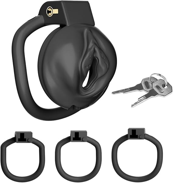 Male Flat Invisible Protection Cage (Curved), Lightweight and Compact (USA56) (M)