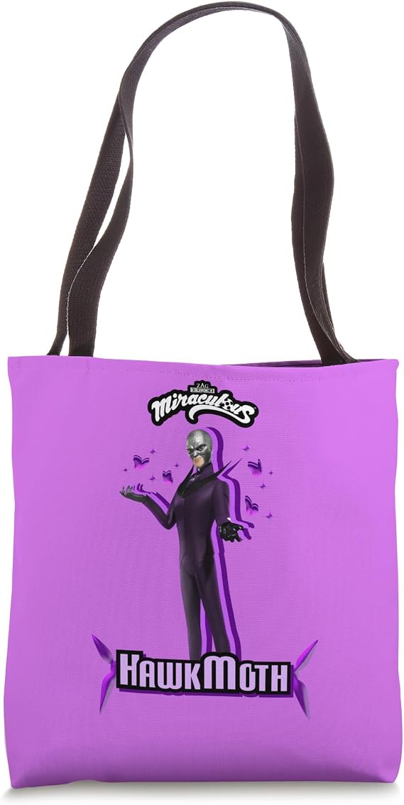 Miraculous Ladybug Villains Collection Hawk Moth 2 Tote Bag