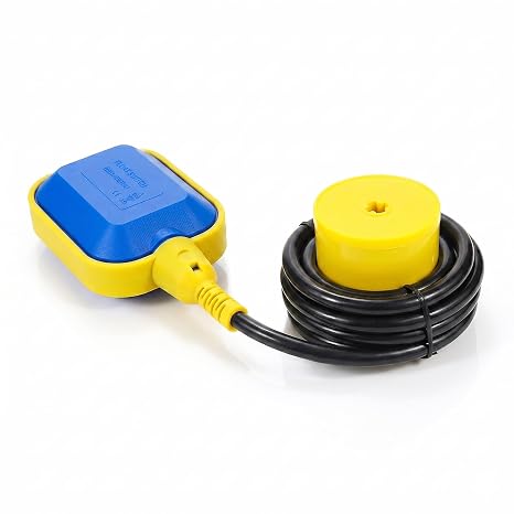 1M Float Switch, 220V 16A Waterproof Tethered Float Switch & Liquid Level Controller with Cable for Water Tank, Sump Pump, Septic Tank, Pool, Pond, Aquarium (3.28ft(1M))