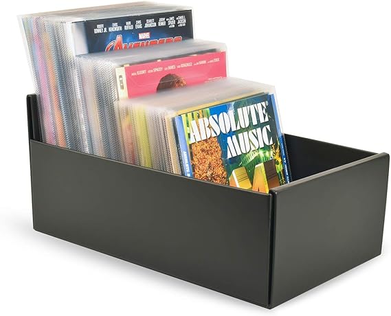3L storage box for DVD CD and Blu-ray - Practical and space-saving storage