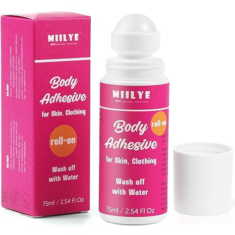Body Adhesive Glue for Clothes to Skin, Keep Fashion Clothing in Place-75ml