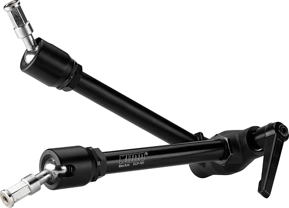 Kupo Max Arm with Adjustable Handle for Camera and Lighting Positioning Dual 5/8" Studs 360 Articulated Joints Supports 8.8lbs for Photo and Video Production (KG100211)
