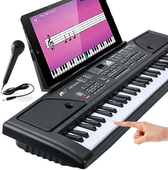 Keyboard Piano Electronic, 61 Keys Portable Electronic Keyboard for Kids