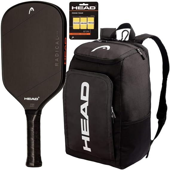 Head Radical Nite Pickleball Paddle Optional Pickleball/Tennis Bag & Accessories