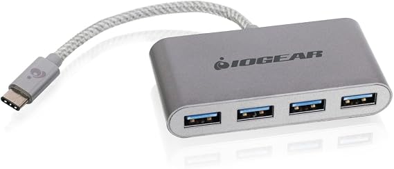 IOGEAR HUB-C - USB-C to 4-port USB-A Hub, GUH3C14