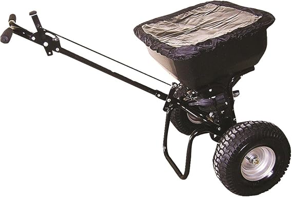 SB6500 Black Commercial Broadcast Spreader with Direct Rod Control, 130 lb