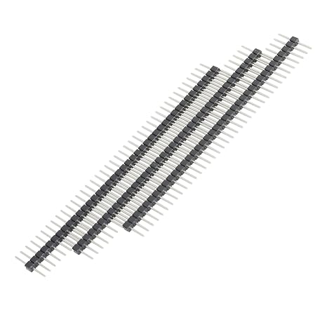 20Pcs 40 Pin Breakaway Headers, 2.54mm 15mm Long Pin Pitch