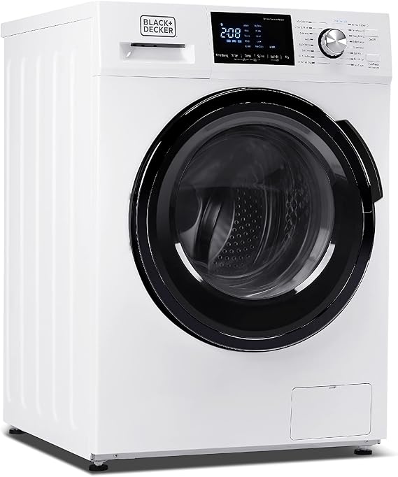 BLACK+DECKER Washer and Dryer Combo, 2.7 Cu. Ft. Capacity, BCW27MW, White