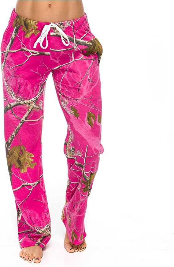 Womens Lounge Pants - Loose Pajama Pants for Women - Soft Breathable Fabric - Ideal for Relaxing and Sleeping