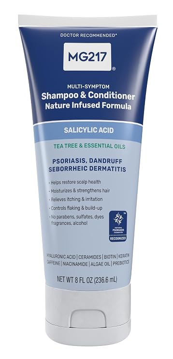 MG217 Multi-Symptom Shampoo & Conditioner | 2% Salicyclic-Acid Tea Tree & Essential Oils