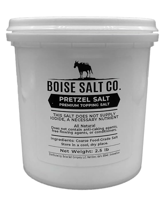 Boise Salt Co. Pretzel Salt Resealable Pail (2.5 lbs)