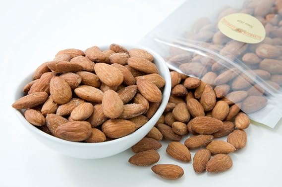 Unsalted Dry Roasted Almonds (1 Pound Bag)
