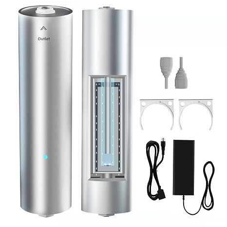 LED UV Ultraviolet Water Filter, Alloy Water Filteration for Under Sink Filter System and Reverse Osmosis System, Reduce Up to 99.9% of Bactria & Contaminant, Mercury-Free, 5000 Hours Life (1)