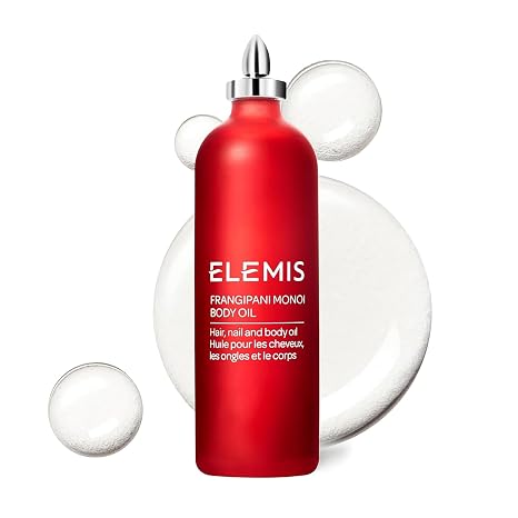 ELEMIS Frangipani Monoi Body Oil, Nourising Oil for Dry Skin, 100ml