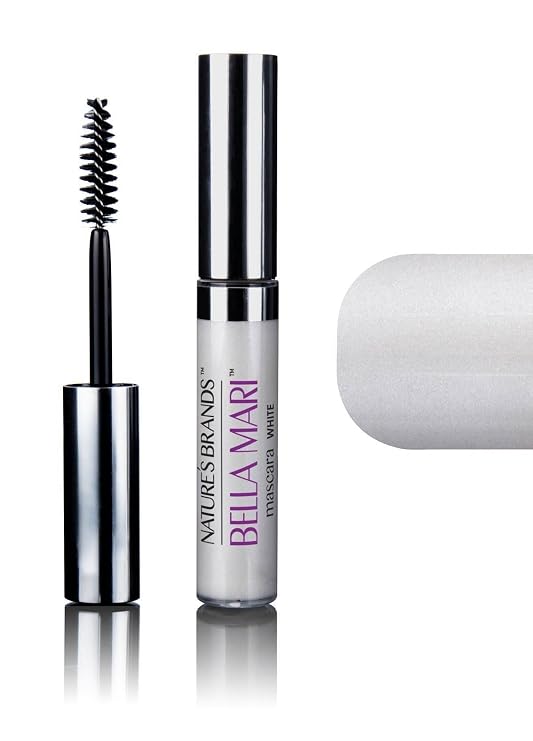 Bella Mari Natural Mascara, White; 0.4oz