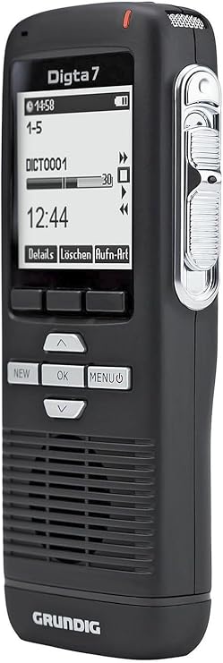 Grundig Digta 7 Starter Kit dictaphone Internal Memory & Flash Card Black