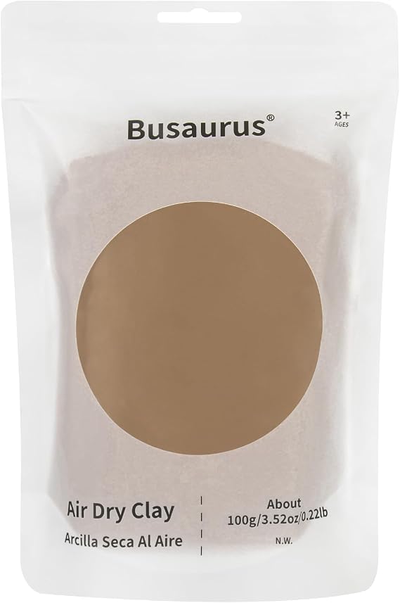 100g Brown/Earth Tone Air Dry Foam Clay for Kids & Adults