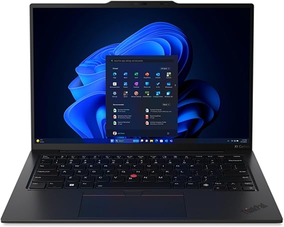 Lenovo Gen 12 ThinkPad X1 Carbon Laptop with Intel Ultra 7 155U Processor, 14" WUXGA 100% sRGB Touchscreen, 32GB 6400MHz RAM, 512GB Gen4 Performance SSD, FHD+ IR+ RGB Camera, and Windows 11 Pro