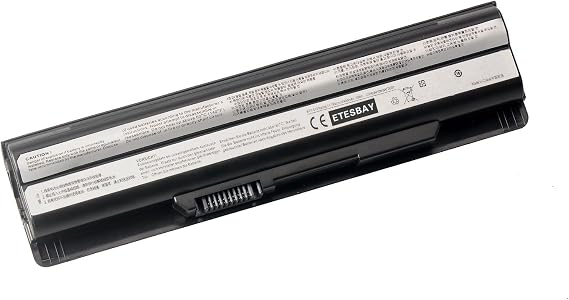 ETESBAY BTY-S14 6800mAh Laptop Battery Replacement for MSI CR41 A6500 CR61 CR650 CR70 CX41 CX61 FX700-012FR GE60 GE60H GE620 GE620DX GE70 GE70H GP60 MS-16G7 MS-16GA BTY-S15 Notebook