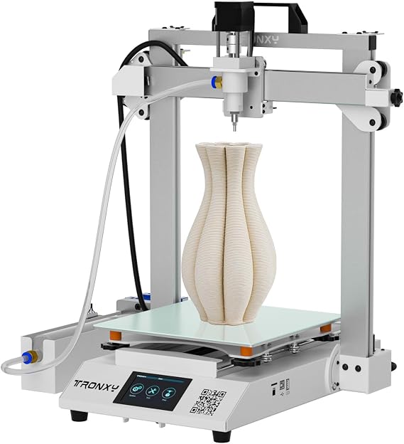 TRONXY Moore 2 Pro Clay 3D Printer, Liquid Deposition Molding | 3D Model Pottery Suitable for Kiln,Foldable Ceramic 3D Printer, No need air compressor,10x10x10.2 inch
