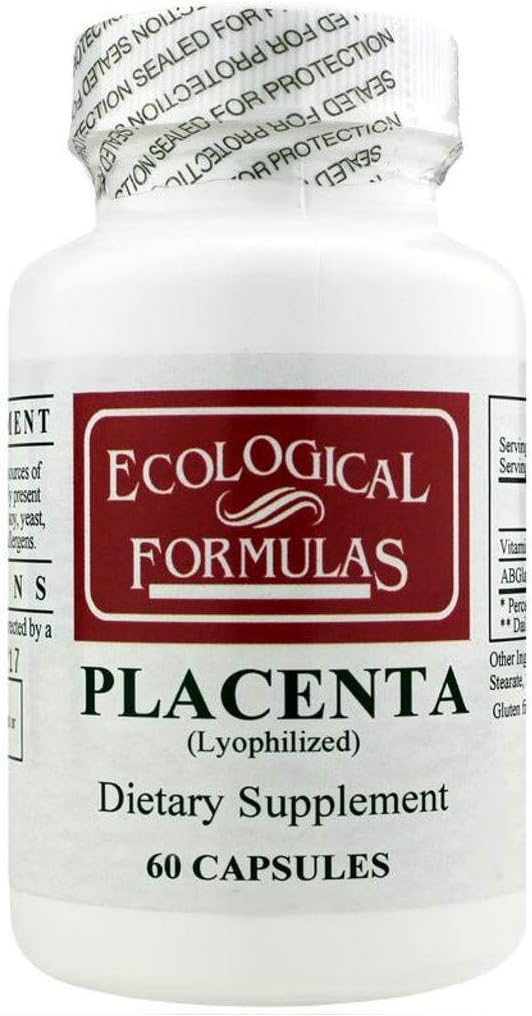 Ecological Formulas Placenta, White, 60 Count