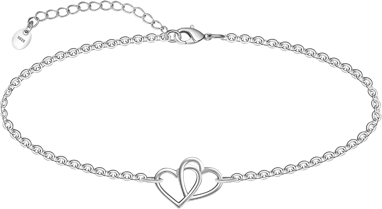 CHIC & ARTSY 925 Sterling Silver Bracelets for Women, Symbolic & Inspirational Charm Bracelets Collection with Cross, Stethoscope, Evil Eye, Infinity, Butterfly & More, Everyday Wear Jewelry