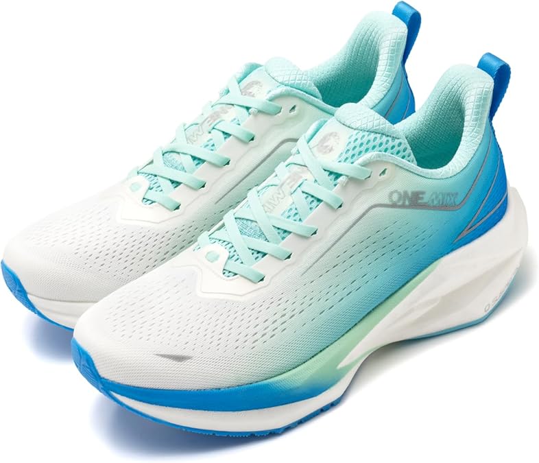 ONEMIX Men's Road Running Shoes, Mesh Athletic Sneakers, Non Slip Comfort Workout Gym Athletic Casual Breathable Running Tennis Fashion Sneakers