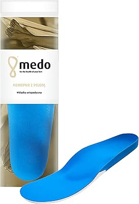 Premium Orthotic Insoles with Arch Supports, Metatarsal and Heel Cushion, Medo Memopur 41 EUR  8 USMen