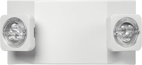 Sure-Lites AP2SQLED30 LED Emergency Light, Dual Square Heads, 90-Min