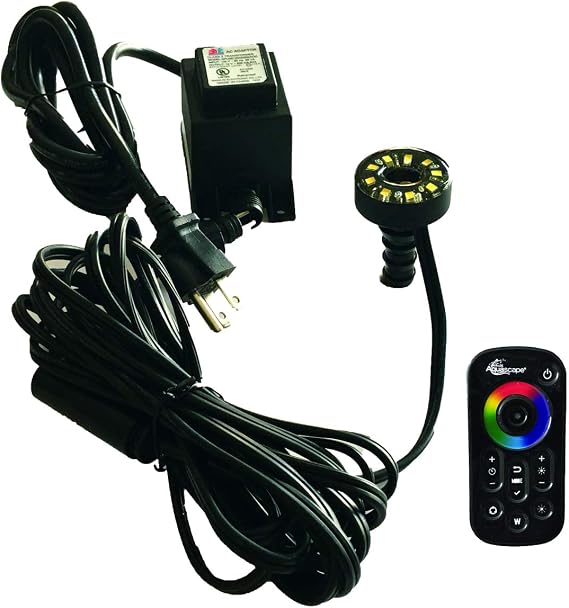 Aquascape LED Color Changing Fountain Light Kit with Remote Control and Transformer | 84055