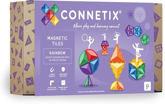 CONNETIX Rainbow Expansion Pack 36 Pieces Multi-Colour