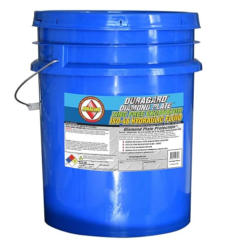ISO-46 ZF Biodegradable Zinc Free Hydraulic Fluid, 5 Gallon, Pail (Mobil DTE 10 Excel 46 Replacement)