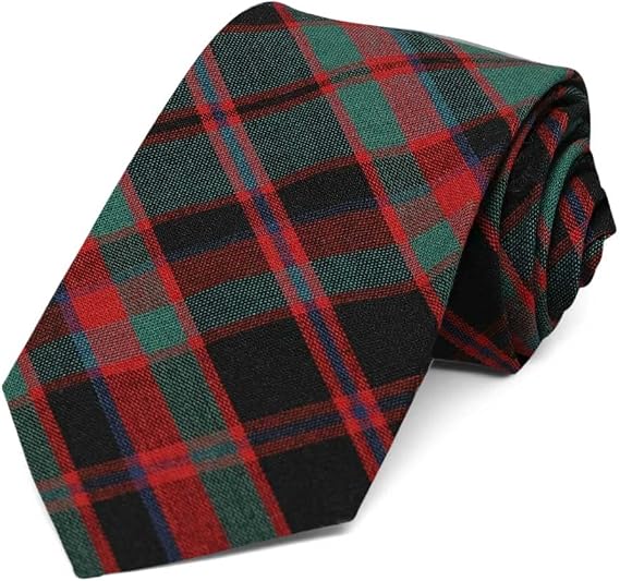 tiemart Plaid Necktie, 3" Width
