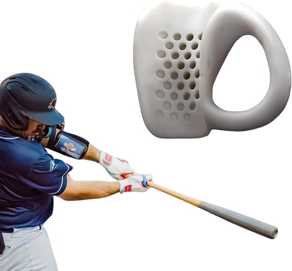 Launchpad O.G. Baseball Thumb Guard - Right-Handed Hitter | Bat-Shaped Channel, Bat Sting Protection, Improved Grip | Teen, Adult & Pro