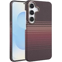 Coverzone Samsung Galaxy S26 ile Uyumlu Manyetik Destekli MagSaUltra ile uyumlu Koruma Kılıfı Karbon Dokulu Kaymaz Tam Oturan Esnek Tasarım Kablosuz Şarj ile Uyumlu Glamour Telefon Kapağı Çöl Titanyum