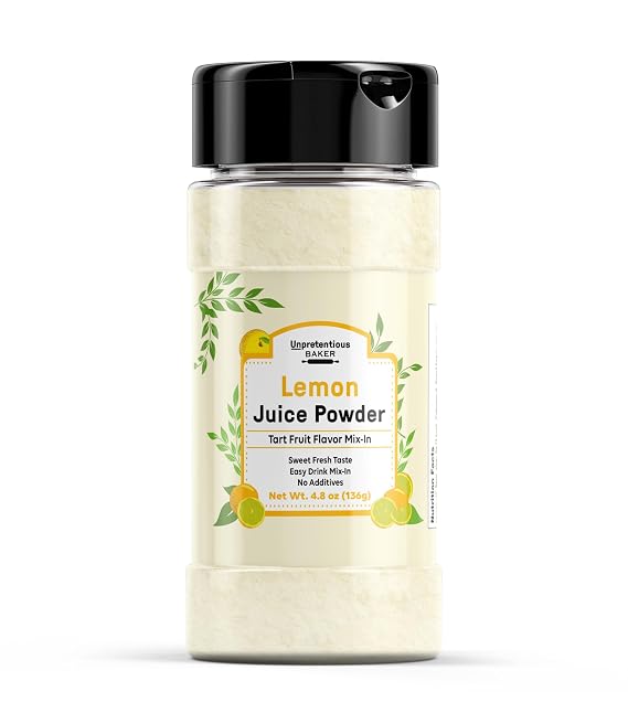 Unpretentious, Lemon Juice Powder, 4.8 Oz