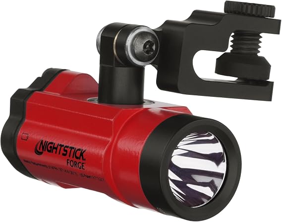 Nightstick XPP-5465R ForgeTM Intrinsically Safe Helmet-Mounted Multi-Function Flashlight, Red