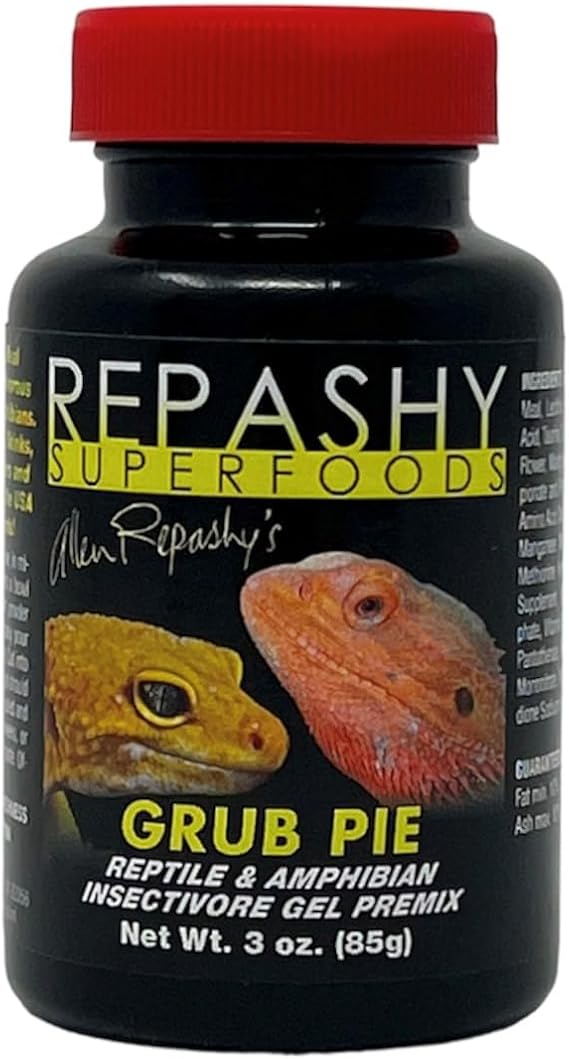 Repashy Grub Pie Insectivore (Reptile Diet Gel Premix) (3 oz Jar)