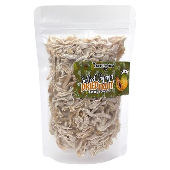 Thai Papaya Dried Fruit Sweet Sour and Salted Snack Tastes in one bite (30grams)