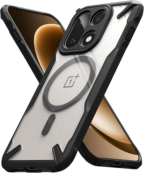 Ringke for OnePlus 15 Case [Fusion-X Magnetic Black]