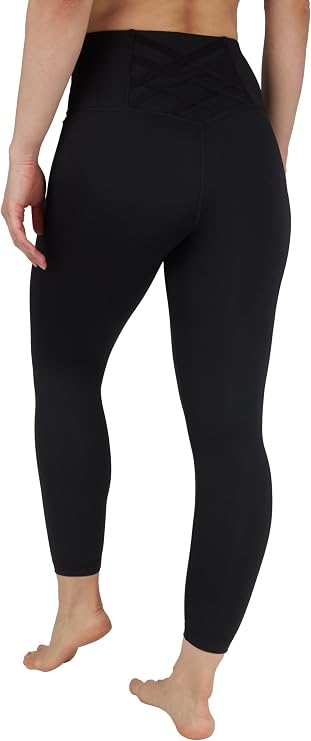 Yogalicious High Waist Ankle Legging Squat Proof Criss Cross V-Back Pant