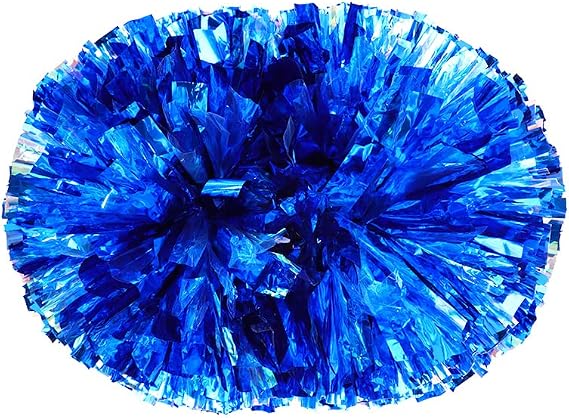 Hotfiary 2pcs Cheerleading Pom Poms for Sports Party Dance Team Accessories Cheering Squad Spirited Poms Cheerleader Pom Poms for Halloween Christmas