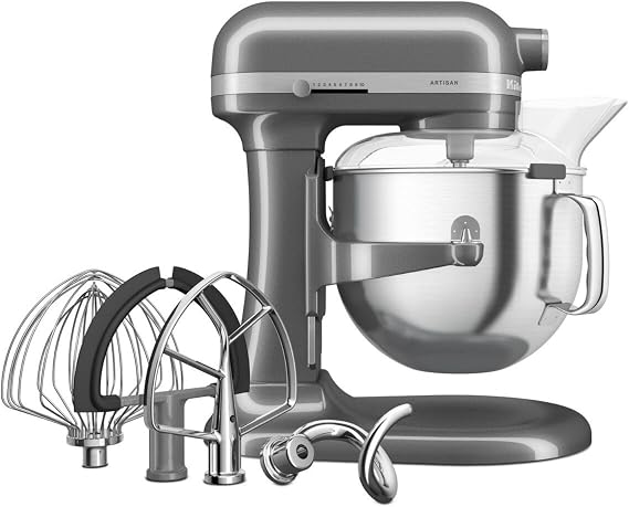 KitchenAid Artisan Kaldırılabilir Kaseli Stand Mikser, Medallion Silver, 6,6 L