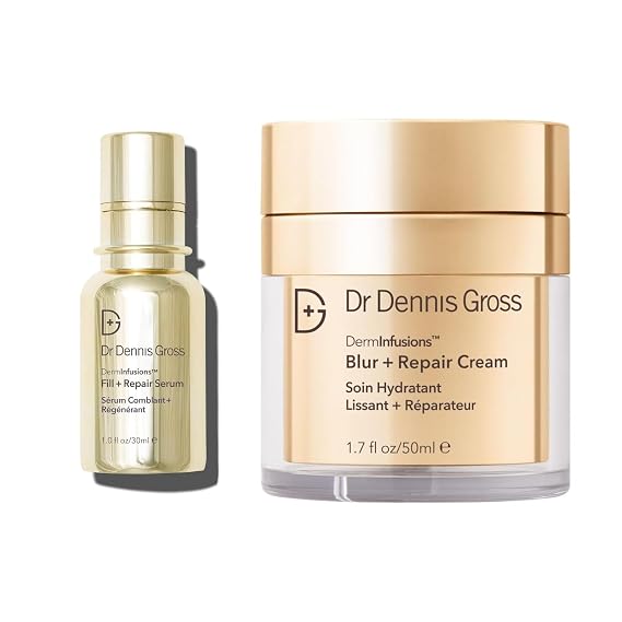 Dr Dennis Gross DermInfusions Fill + Repair Serum & Blur + Repair Cream