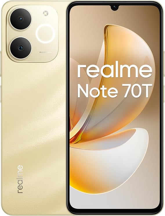 realme Note 70T 4G Smartphone 4+256GB Gold