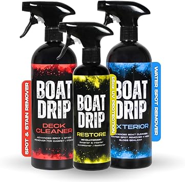 Variety Pack - Exterior, Interior, and Restore Boat Cleaning Products - Best Boat Cleaning kit