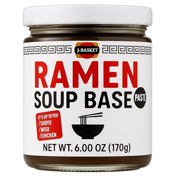 [Pack of 1] Japanese Style Ramen Soup Base Paste, Easy-to-Make Authentic Ramen Broth at Home Perfect for Shoyu, Miso, or Tonkotsu Ramen - 6 Ounces