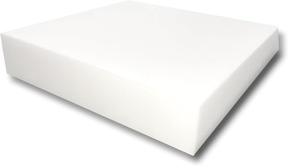 FoamTouch Upholstery Foam Couch and Seat Cushion Replacement - 6" H x 24" W x 26" L (3 Pack)