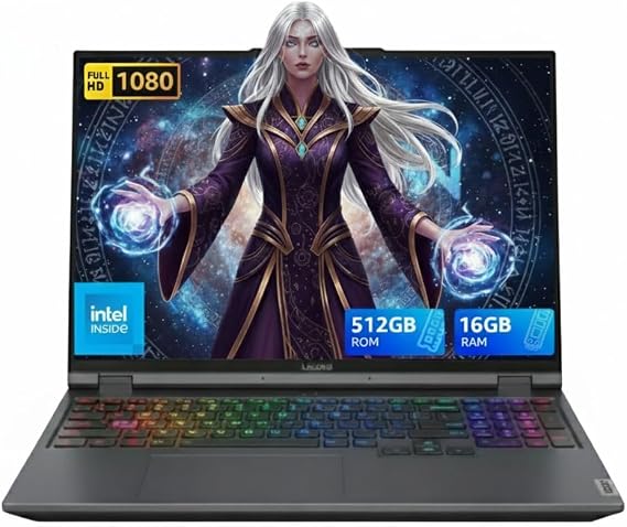 Lenovo Legion 5 Pro 16IAH7 (82S00003US) Gaming Laptop – 16” WQXGA (2560 × 1600), Intel Core i7-12700H, NVIDIA GeForce RTX 3050 Ti, 16GB DDR5 RAM, 512GB SSD – Storm Gray